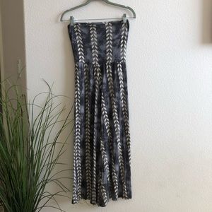 Maxi strapless dress